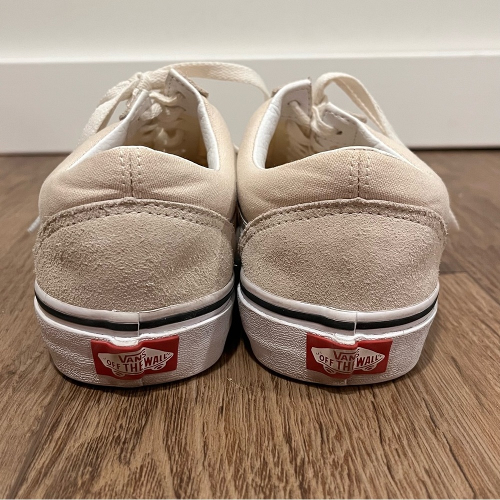 Vans Creme Suede Old Skool Sneakers - Picture 7 of 13